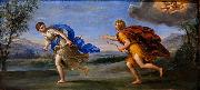 Francesco Albani Apollo and Daphne. Spain oil painting artist